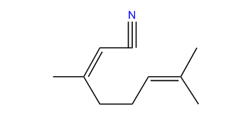 (E)-4,7-Dimethyl-3,6-octadienenitrilen